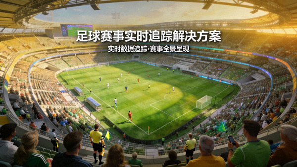 足球比赛现场全景，足球赛事实时追踪解决方案配图